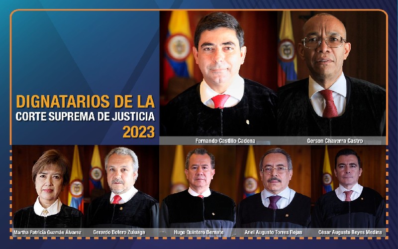 Magistrado Fernando Castillo Cadena, nuevo presidente de la Corte Suprema de Justicia.