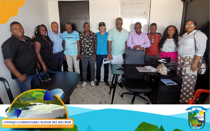 Junta directiva del Consejo Comunitario mayor del Río Pepé (CONCOMARPE), realizó importantes gestiones ante Secretarios de despacho de la gobernación del Chocó.