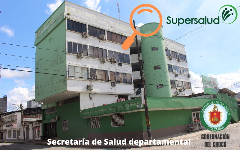 Supersalud confirma sanción a Gobernación del Chocó por fallas en la gestión del servicio de salud.