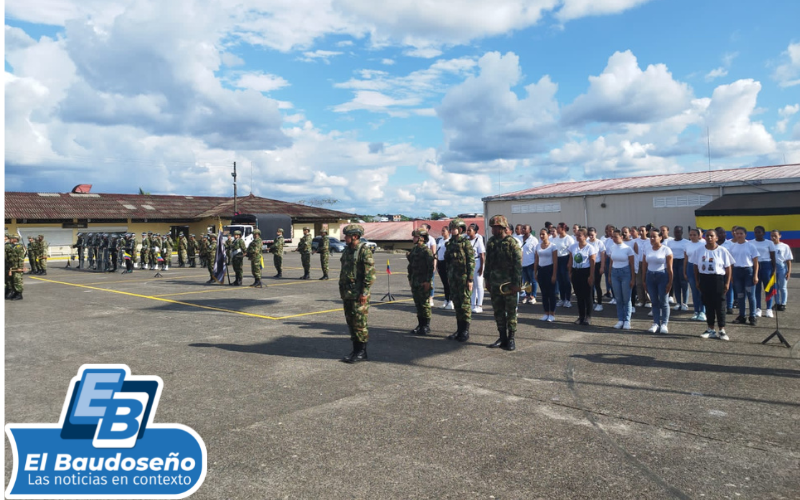 En el departamento del Chocó fueron recibidas 36 mujeres que prestarán su servicio militar voluntario en el Batallón de Apoyo y Servicios para el Combate Nº 15.