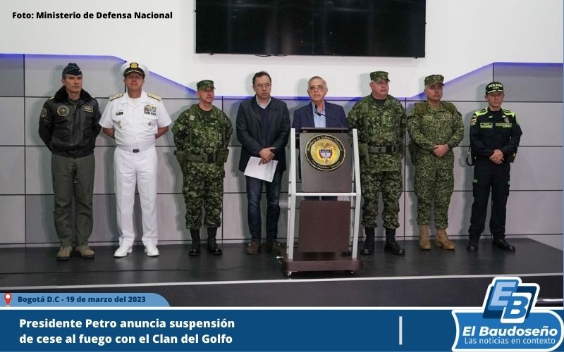 Presidente Petro anuncia suspensión de cese al fuego con el Clan del Golfo