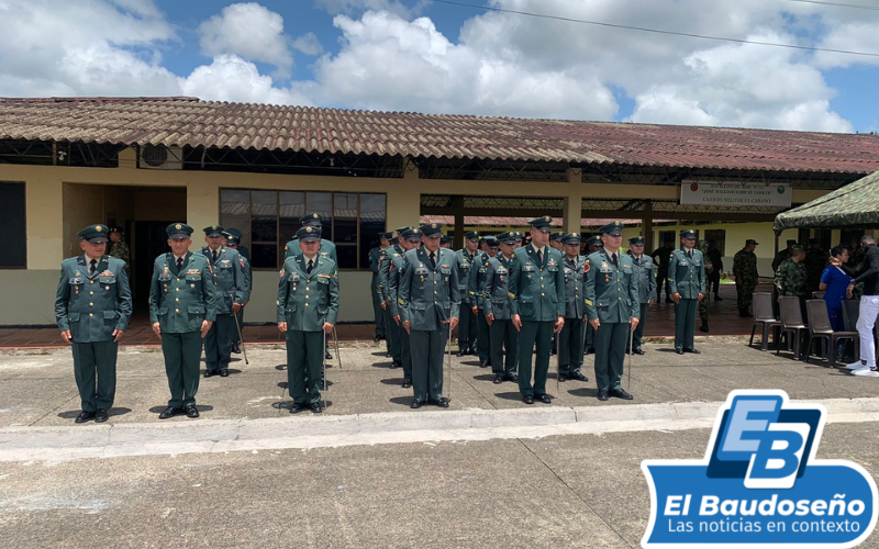 Ascienden 32 oficiales del Ejército Nacional en el departamento del Chocó.