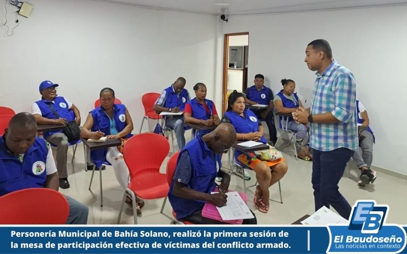 Personería Municipal de Bahía Solano, realizó la primera sesión de la mesa de participación efectiva de víctimas del conflicto armado.