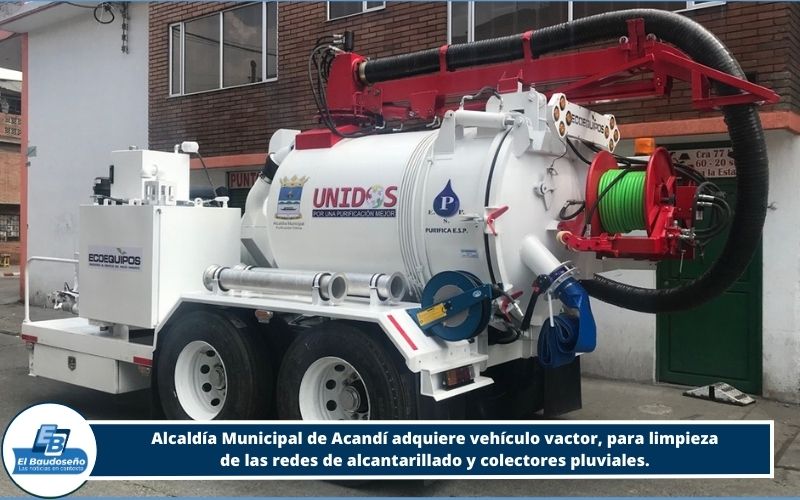 Alcaldía Municipal de Acandí adquiere vehículo vactor, para limpieza de las redes de alcantarillado y colectores pluviales.