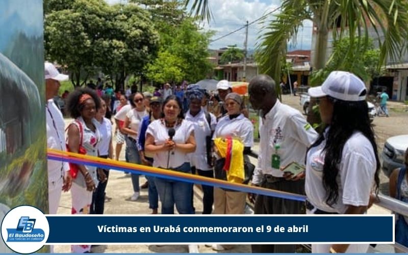 Víctimas en Urabá conmemoraron el 9 de abril