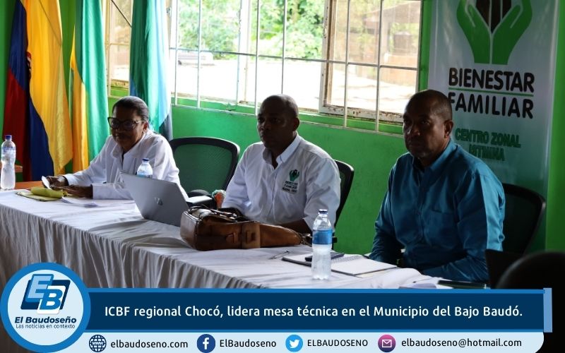 ICBF regional Chocó, lidera mesa técnica en el Municipio del Bajo Baudó (Pizarro)  