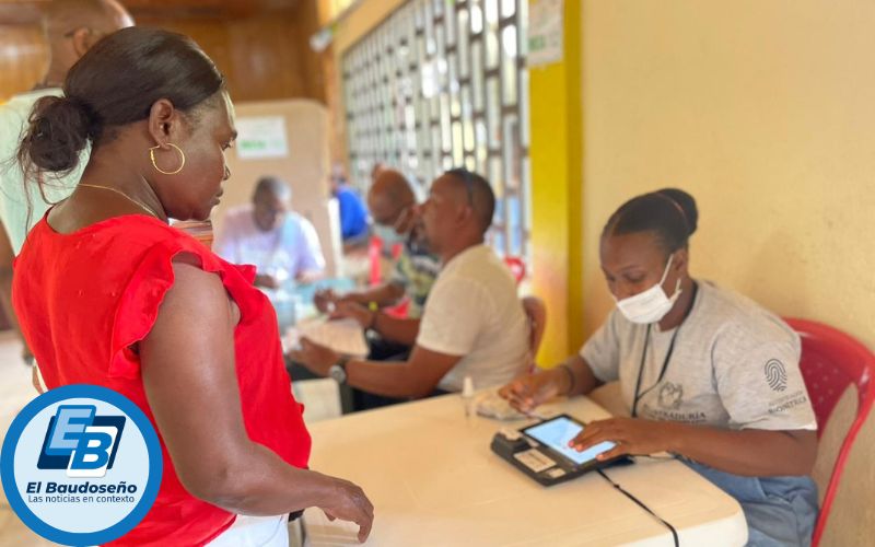 La Registraduría Nacional habilitó la inscripción de ciudadanos en 429 puestos de votación en el departamento del Chocó para votar en las elecciones territoriales 2023