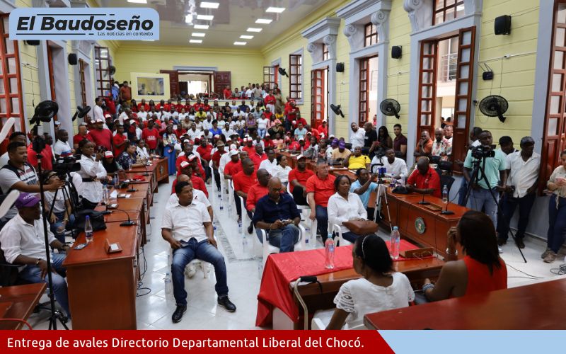 Directorio Departamental Liberal del Chocó, hizo entrega oficial de Avales a candidatos a las Alcaldías de los diferentes municipios.