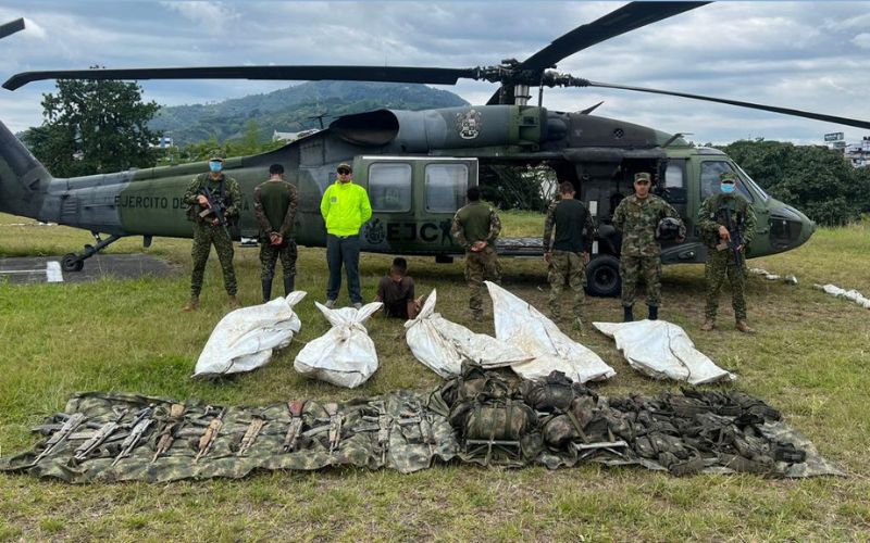 En desarrollo de operaciones militares fueron neutralizados once integrantes del Clan del Golfo en Chocó responsables de asesinatos, desplazamiento forzado y otros crímenes