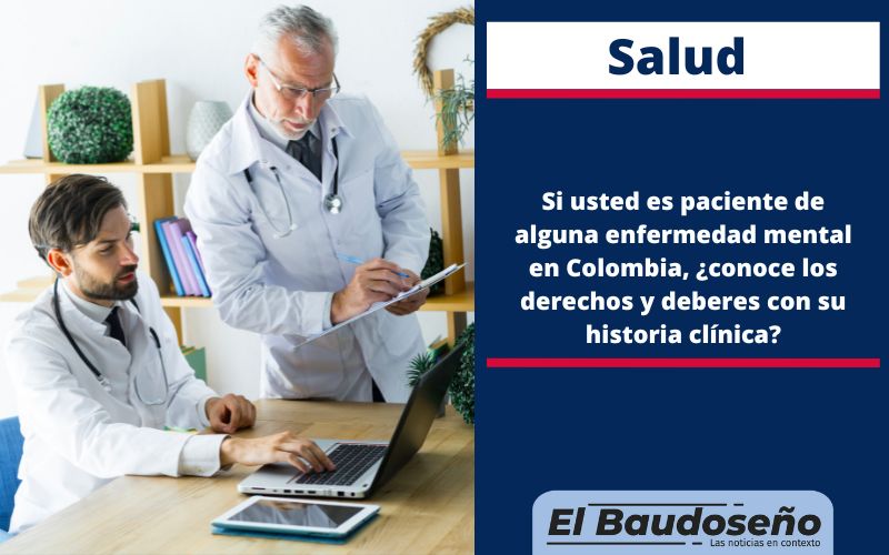 Si usted es paciente de alguna enfermedad mental en Colombia, ¿conoce los derechos y deberes con su historia clínica?