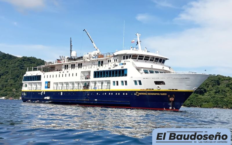 Llegó el segundo crucero “NAT GEO QUEST” a Capurganá – Chocó.