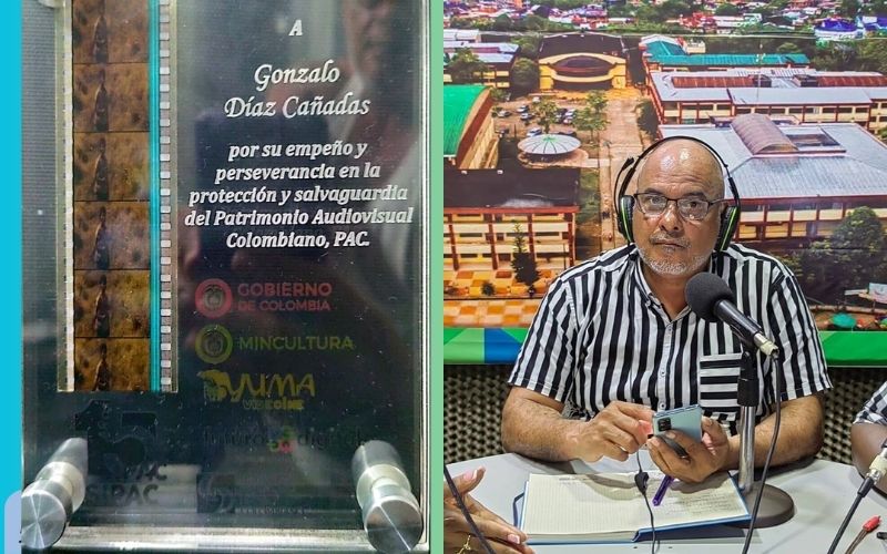 Periodista chocoano, Gonzalo Díaz Cañadas, recibe importante reconocimiento por parte del Ministerio de Cultura / Fundación Patrimonio Fílmico Colombiano.  