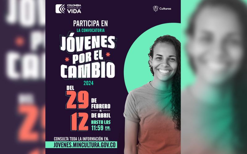 El programa de estímulos Jóvenes por el Cambio del Ministerio de las Culturas abre su versión 2024