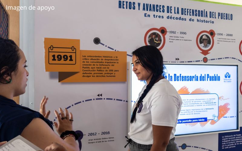 En Quibdó, continúa la gira del único Museo Itinerante de Derechos Humanos de la Defensoría del Pueblo.