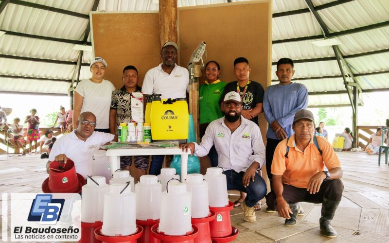 Gobierno nacional entrega herramientas, insumos y aves a comunidades del resguardo Tanela en Unguía – Chocó.