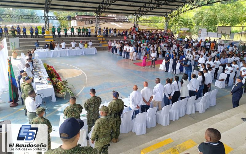 Histórico: La Comunidad Mediobaudoseña rindió emotivo y merecido homenaje al Dr. Gerson Chaverra Castro presidente de la honorable corte Suprema de Justicia.