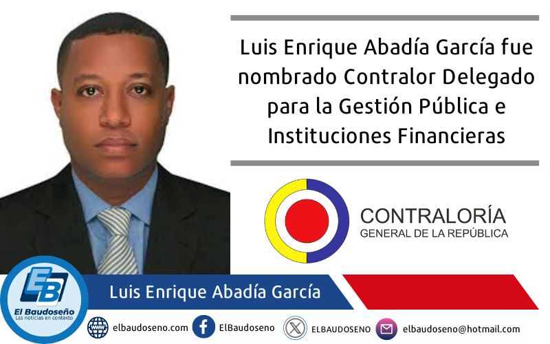 Luis Enrique Abadía fue nombrado Contralor Delegado para la Gestión Pública e Instituciones Financieras.