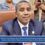 Solicitan a las directivas de la Cámara de Representantes reemplazo del parlamentario Jhoany Carlos Alberto Palacios M. por estar inmerso en falta absoluta de congresista.