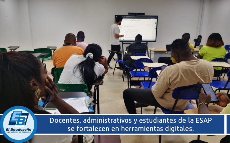 Docentes, administrativos y estudiantes de la ESAP se fortalecen en herramientas digitales.