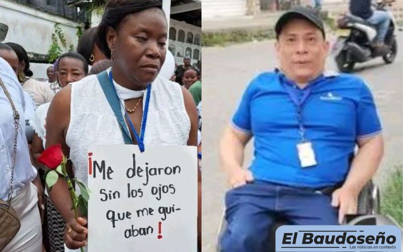 ¡Dolor en Quibdó! asesinan a Alexander Molina de la Osa, su compañera invidente queda sola en medio del abandono.