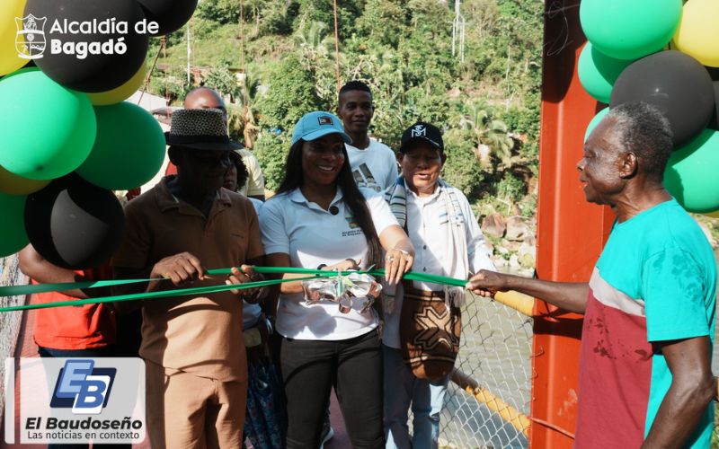 Alcaldía Municipal de Bagadó entrega oficialmente el Puente Río de Mariposas – Muchichí y La Sierra.