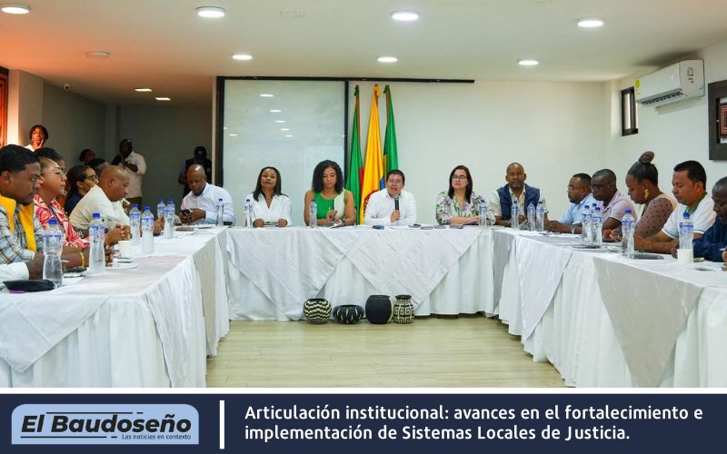 Articulación institucional: avances en el fortalecimiento e implementación de Sistemas Locales de Justicia.