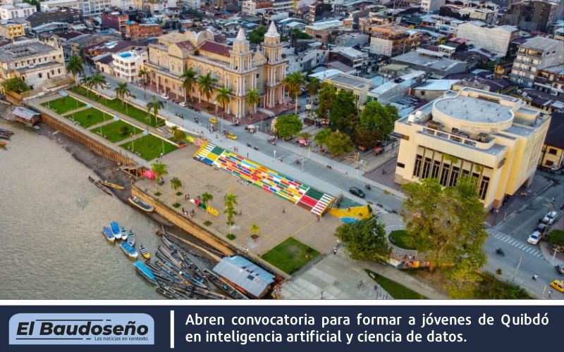 Abren convocatoria para formar a jóvenes de Quibdó en inteligencia artificial y ciencia de datos.