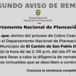 Segundo Aviso de Remate