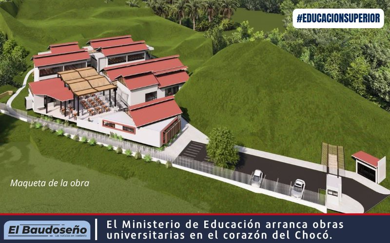El Ministerio de Educación arranca obras universitarias en el corazón del Chocó.