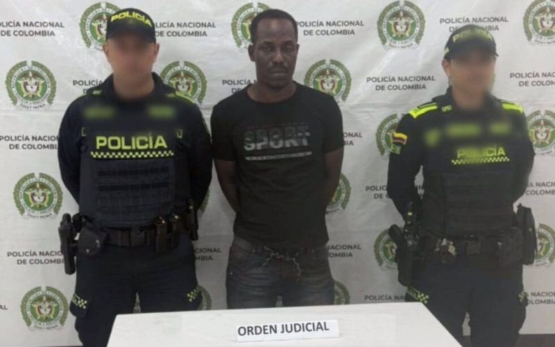Cae en Pereira alias Harlin, señalado de asesinar a policía en el departamento del Chocó.