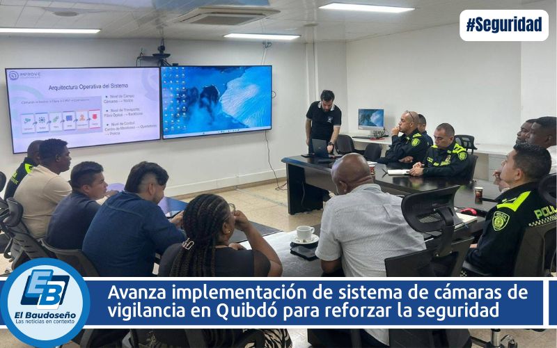 Avanza implementación de sistema de cámaras de vigilancia en Quibdó para reforzar la seguridad