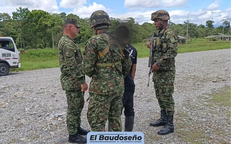 Integrante del ELN se desmoviliza voluntariamente ante tropas del Ejército en San José del Palmar – Chocó