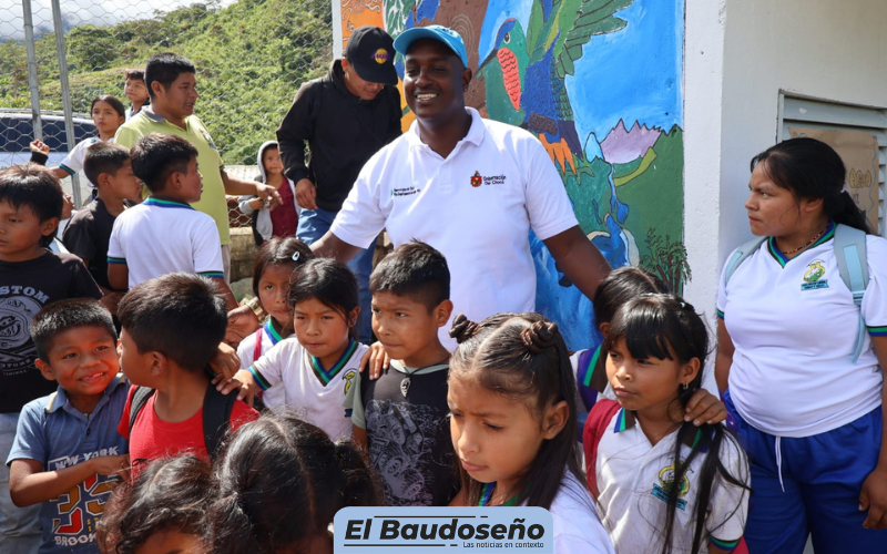 Aguas del Chocó y Fundesarh reinauguraron Bebedero de Agua Potable en Centro Educativo Indígena de Sabaleta (Carmen de Atrato).