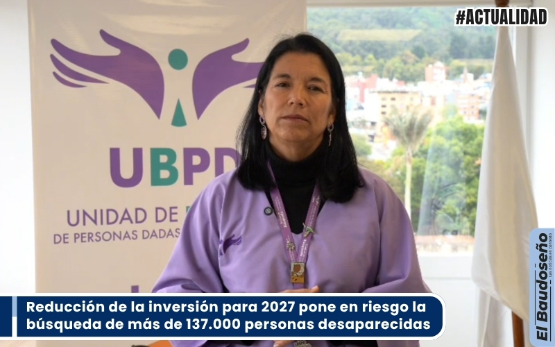 Reducción de la inversión para 2027 pone en riesgo la búsqueda de más de 137.000 personas desaparecidas
