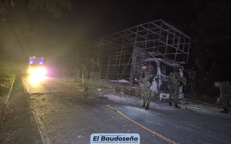 Ejército Nacional restableció la movilidad en la Ruta Nacional 50 tras ataque atribuido al ELN en Tadó, Chocó