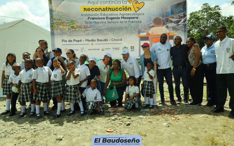 El Minuto de Dios y ocho aliados se unen para reconstruir escuela afectada por el terremoto en el Medio Baudó – Chocó