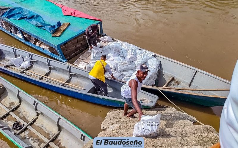 135 familias recibieron ayudas humanitarias por confinamiento en comunidades del Medio Baudó
